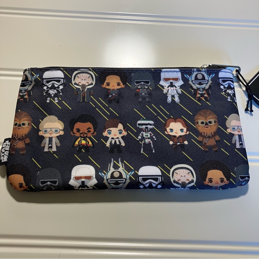Loungefly Star Wars Chibi Zip Pouch - Cosmetic Coin Pencil bag - Picture 5 of 10